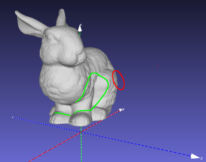 Figure: Ray shooting (side view). 