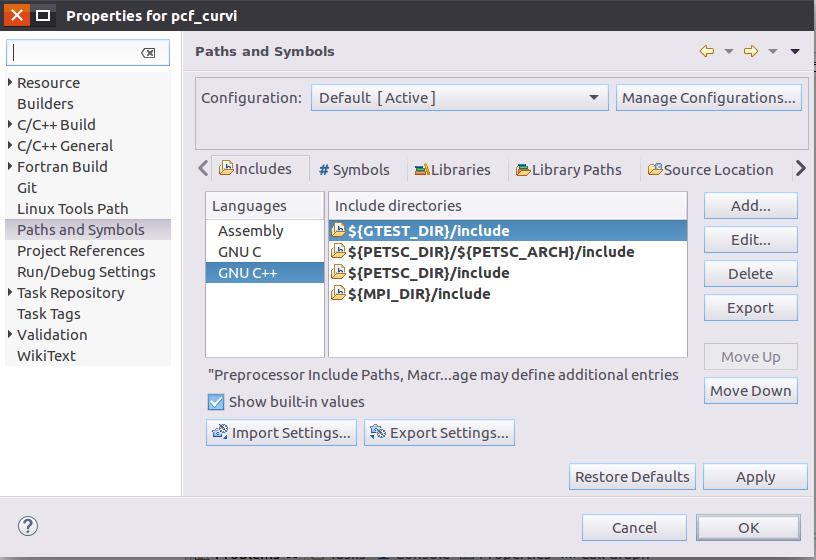 <img>Set up the include paths.