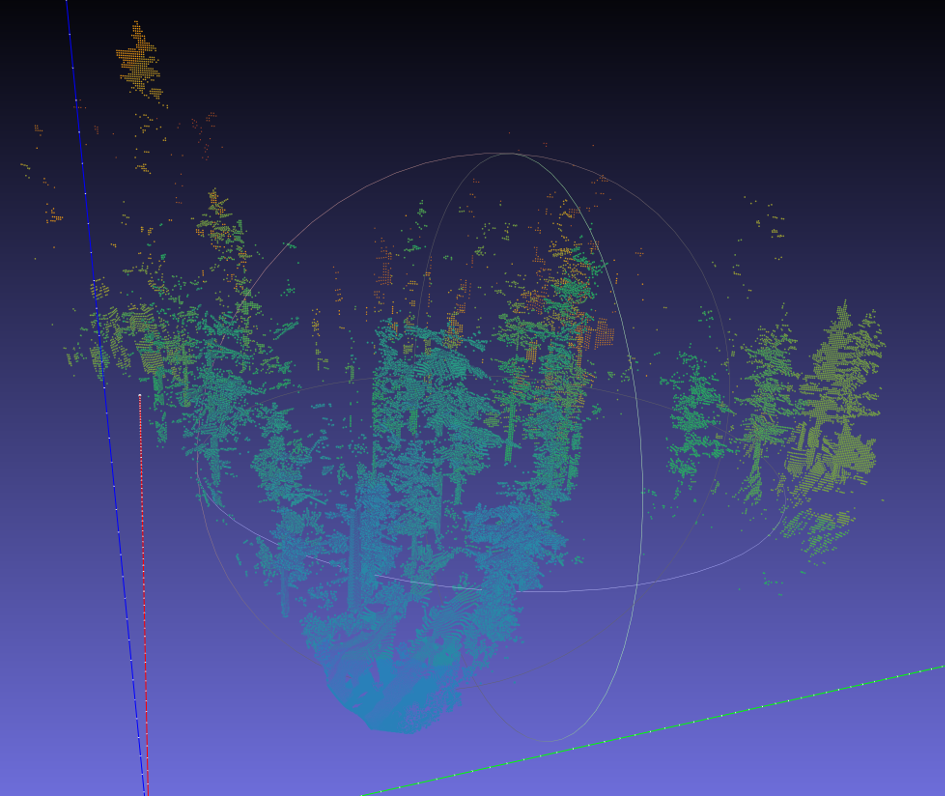 <img>Single point cloud.