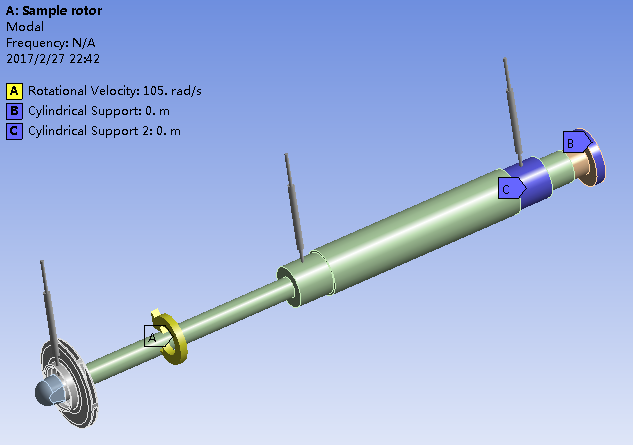 <img>Imported geometry and new springs