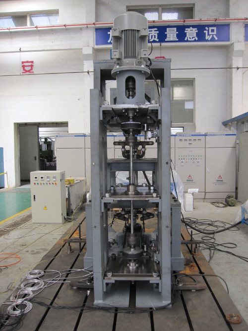 <img>Side view of the test rig